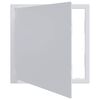 vidaXL A&eth;gengisbakkar Hv&iacute;tt 40 x 40 cm ABS Plast