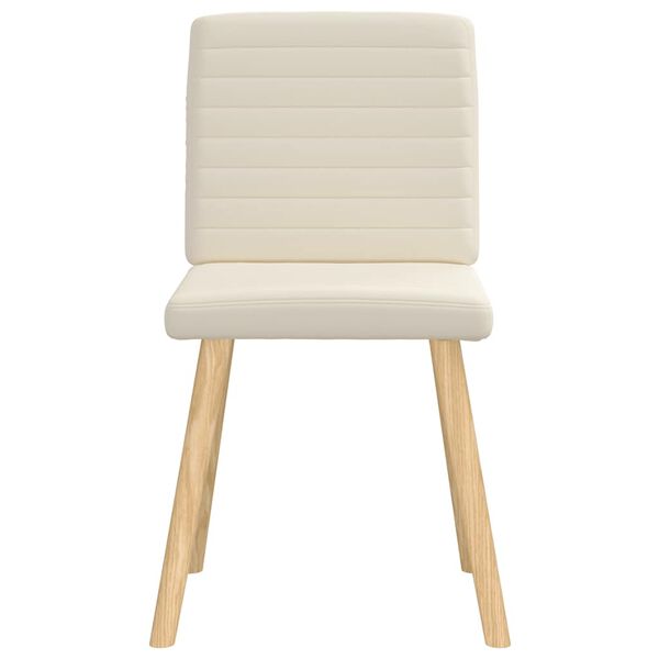 vidaXL Borðstofustólar 4 stk. Hör