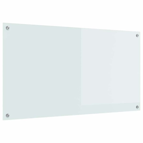 vidaXL Eldh&uacute;sbak Hv&iacute;tt 110 x 60 cm hertu&eth; gler