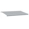 vidaXL &Uacute;tdraganlegt Skyggni me&eth; LED Reykgr&aacute;tt og Hv&iacute;tt 600x350 cm