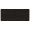 vidaXL Bor&eth;plata 120x50x(2-6)cm Me&eth;h&ouml;ndla&eth;ur Vi&eth;ur N&aacute;tt&uacute;rulegar Br&uacute;nir