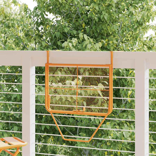 vidaXL Svalabor&eth; Gult 60x40 cm St&aacute;l