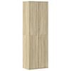 vidaXL H&aacute;r Sk&aacute;pur Sonoma Eik 60x35x180 cm Samsettur Vi&eth;ur