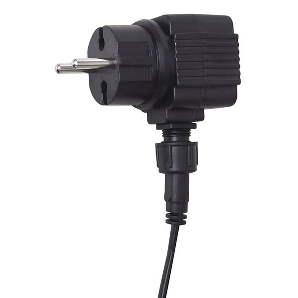 R&eacute;tthyrndur Foss fyrir sundlaug me&eth; LED Lj&oacute;sum Ry&eth;fr&iacute;tt St&aacute;l 90 cm