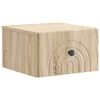 vidaXL Vegghengdur n&aelig;turbor&eth;sk&aacute;pur Sonoma eikarlitur 33 x 34,5 x 20 cm