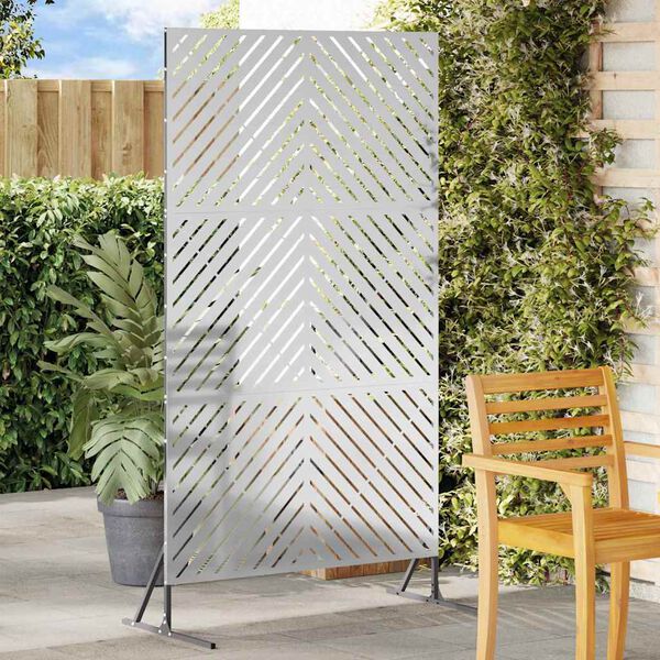 vidaXL Einkageymslur Grár Stál