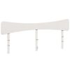 vidaXL H&ouml;f&eth;agafl Hv&iacute;tur 180 cm Gegnheil Fura