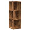 vidaXL Hornsk&aacute;pur Old Wood 33x33x100 cm Engineered Wood