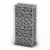 vidaXL Steinakassi me&eth; Lokum Sinkh&uacute;&eth;a&eth;ur V&iacute;r 100 x 50 x 30 cm