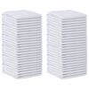 vidaXL Efnish&aacute;&eth; hundap&uacute;&eth;i 50 pcs Svartur og Hv&iacute;tt 60 x 45 cm