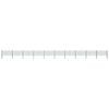 vidaXL Gir&eth;ingarplata me&eth; st&oacute;lpum &uacute;r j&aacute;rni 1730x80 cm gr&aelig;n