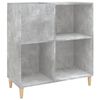 vidaXL Pl&ouml;tusk&aacute;pur Steypugr&aacute;r 84,5x38x89 cm Samsettur Vi&eth;ur