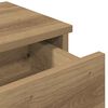 vidaXL vegghilla me&eth; sk&uacute;ffum Artisian Oak 100x37,5x19cm Hanna&eth;ur vi&eth;ur