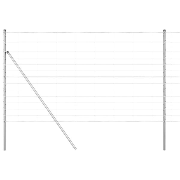 vidaXL Gir&eth;ingarp&oacute;stur Galvaniseru&eth; 50 x 1,4 m St&aacute;l