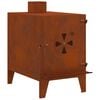 vidaXL Tjaldofn 35x50x60 cm Corten St&aacute;l