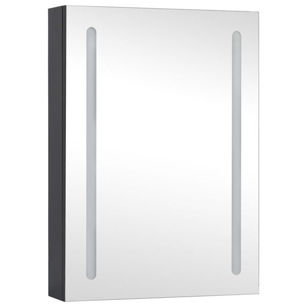 325546 vidaXL LED Bathroom Mirror Cabinet 50x13x70 cm