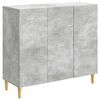 vidaXL Vi&eth;beinteyfla Steinsteypugr&aacute;r 89 x 34,5 x 80 cm Samsettur vi&eth;ur