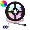vidaXL LED strimill 2 pcs Svartur og gegnheill 1200 mm Kopar og plast