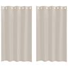 vidaXL Voile gard&iacute;na 2 pcs Sandur 175 x 140 cm P&oacute;l&yacute;ester