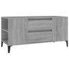 vidaXL Sj&oacute;nvarpssk&aacute;pur Gr&aacute;ir Sonoma Eik 102x44,5x50 cm Samsettur Vi&eth;ur