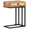 vidaXL U-laga Hli&eth;arbor&eth; 45x30x61 cm Gegnheill Endurn&yacute;ttur Vi&eth;ur