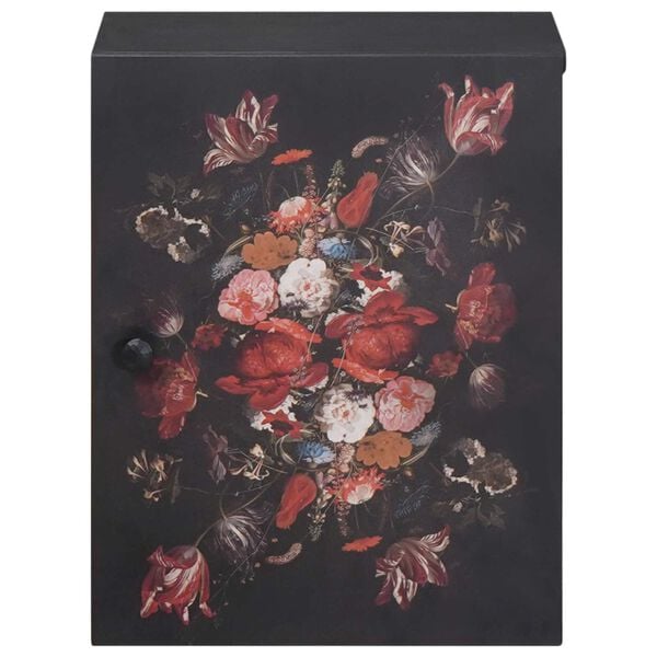 vidaXL Vegghengdur sk&aacute;pur Marglitur 38 x 33,5 x 48 cm Hart mang&oacute;tr&eacute;