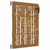 vidaXL Gar&eth;hli&eth; 85x125 cm &uacute;r corten st&aacute;li &uacute;r bambus