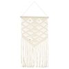 vidaXL Macrame Vegghengi 40x80 cm B&oacute;mull