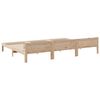 vidaXL Fj&ouml;lskyldur&uacute;mgrind Engin d&yacute;na 240x200 cm Solid Wood Pine