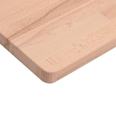 vidaXL Borðplata 80x80x2,5 cm Ferningur Gegnheilt Beyki