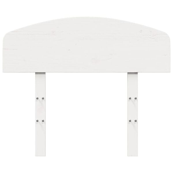 vidaXL H&ouml;f&eth;agafl Hv&iacute;tur 75 cm Gegnheil Fura