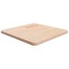 vidaXL Ferhyrnd Bor&eth;plata 50x50x2,5 cm &Oacute;me&eth;h&ouml;ndlu&eth; Gegnheil Eik