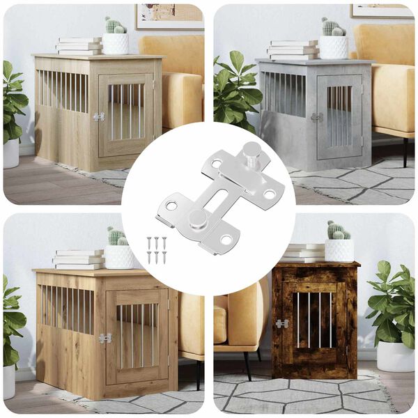 vidaXL Hur&eth;arhengi 12 pcs Silfur 70 x 8 mm St&aacute;l