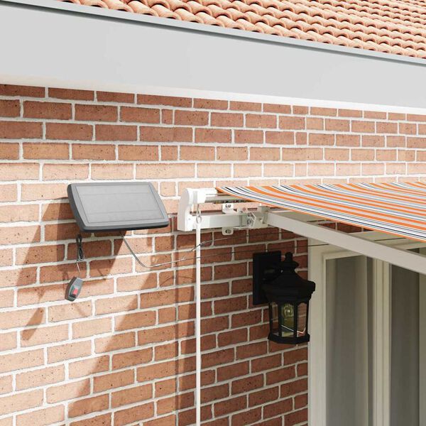 vidaXL S&oacute;lskermur Marglitur 500 x 300 x 165 cm P&oacute;l&yacute;ester og m&aacute;lmur