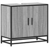 vidaXL Ba&eth;herbergisvasksk&aacute;pur Gr&aacute;r Sonoma 65x33x60 cm Hanna&eth;ur vi&eth;ur