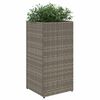 vidaXL Gr&oacute;&eth;urker Gr&aacute;tt 2 stk 30x30x60 cm P&oacute;l&yacute;rattan