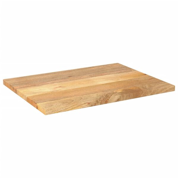 vidaXL Bor&eth;plata 80x50x2,5 cm R&eacute;tthyrnd Gegnheil Mang&oacute;vi&eth;ur