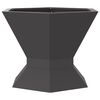 vidaXL Eldurn Svartur 50 x 50 x 40 cm Stál