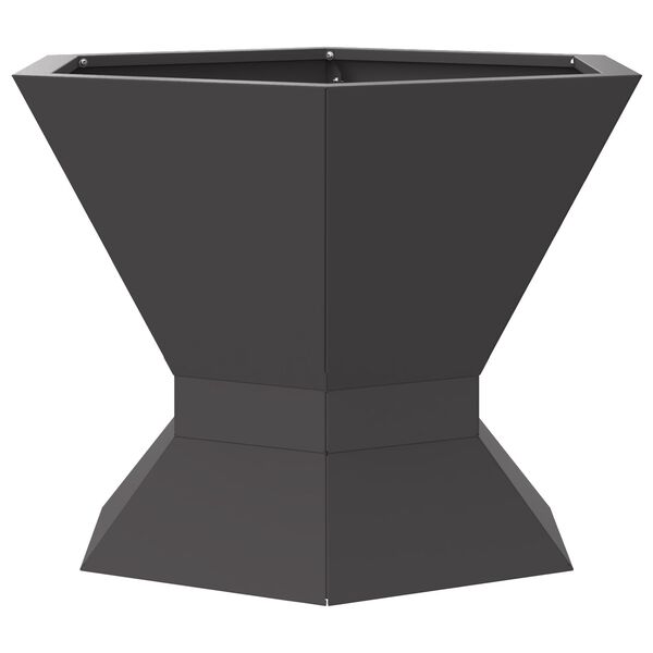 vidaXL Eldurn Svartur 50 x 50 x 40 cm Stál