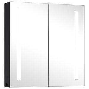 325542 vidaXL LED Bathroom Mirror Cabinet 62x14x60 cm