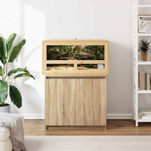 vidaXL Terrarium Br&uacute;nn 80 x 40 x 40 cm OSB