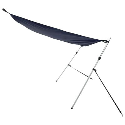 vidaXL T-laga Skyggnisframlenging Blá 170x170x(115-183) cm