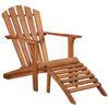 vidaXL Adirondack Gar&eth;st&oacute;ll me&eth; F&oacute;thv&iacute;lu Gegnheill Akas&iacute;uvi&eth;ur