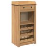 vidaXL V&iacute;nsk&aacute;pur PANAMA 57x40x111,5 cm Gegnheil Fura