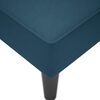 vidaXL Chaise Lounge me&eth; h&aelig;gri armp&uacute;&eth;a Blue Velvet