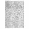 vidaXL R&yacute;jamotta me&eth; H&aacute;u Flosi NAVARRA Silfurgr&aacute;r 160x230 cm Polyester