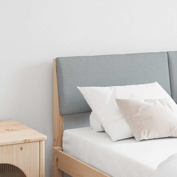 vidaXL B&oacute;lstru&eth; r&uacute;mgafl Lj&oacute;sgr&aacute;r 150 cm Solid furuhikk