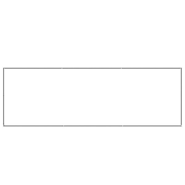 vidaXL hundaræktun silfur 3 m² stál