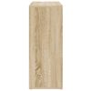vidaXL Skenkur Sonoma Eik 60x30x75 cm Samsettur Vi&eth;ur