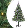 vidaXL J&oacute;latr&eacute; me&eth; 300 LED me&eth; standi Gr&aelig;nn 180 cm PVC